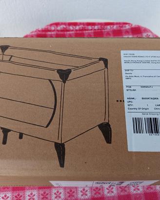lettino da viaggio + materasso
