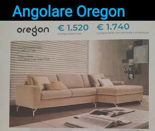 Angolare con 3 posti Oregon, spedizione gratuita.