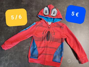 Felpa Spiderman tg. 5/6