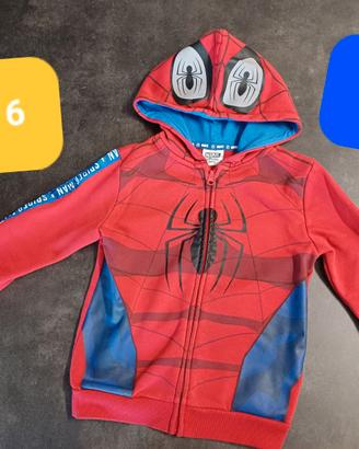 Felpa Spiderman tg. 5/6
