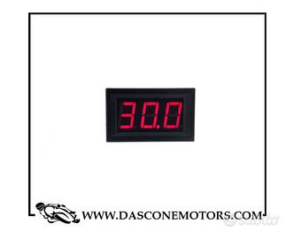 Mini Led Rosso Digital Voltmetro Tester Batteria M