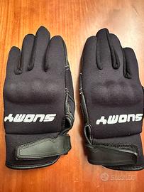 Guanti da moto neri, taglia XS Suomy ( taglia 6)