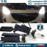 Kit Luci LED H4 per Fari MAZDA 2 DJ CANbus 6500K