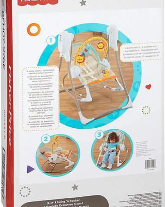 sdraietta dondolino altalena fisher-price