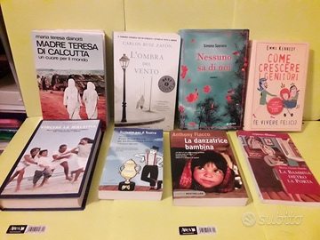 Grande lotto di 8 libri nuovi