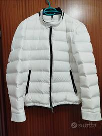 piumino bomber bianco