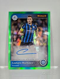 Lautaro Martinez auto /99 Topps Merlin 2024 Inter