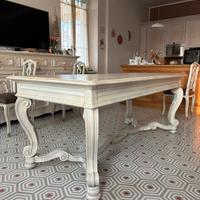 Tavolo stile Barocco Piemontese
