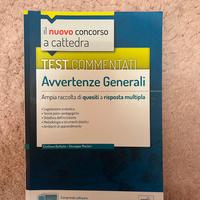 Libro concorso a cattedra test avvertenze generali