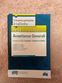 Libro concorso a cattedra test avvertenze generali