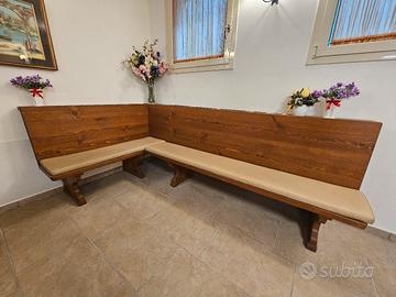 2 panche da bar in legno