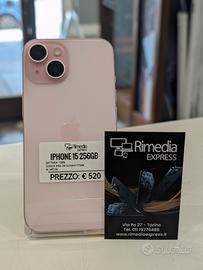 iPhone 15 256GB rosa usato garanzia 