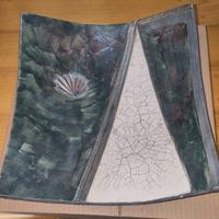 Svuotatasche/centrotavola in ceramica raku