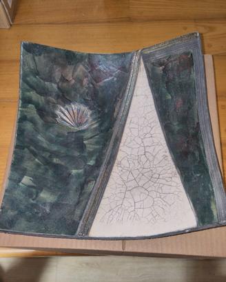 Svuotatasche/centrotavola in ceramica raku