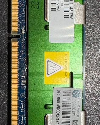 BANCHI RAM 8 GB HP SERVER NT8GC72B4NB1NK-CG