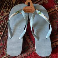 Havaianas Brasil Logo - Blue Lavender - 43-44