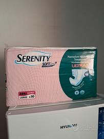 Serenity SoftDry Ultra Plus Large  30 pezzi Nuova