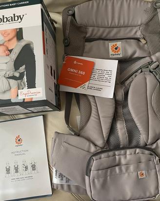 Marsupio Ergobaby omni 360 grigio