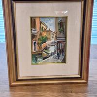 Quadro con scorcio di Venezia