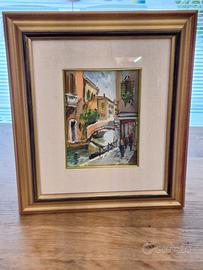Quadro con scorcio di Venezia