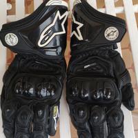 guanti moto L alpinestars come nuovi