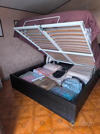 Letto Matrimoniale MALM Ikea  175x210 contenitore