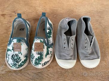 Scarpe leggere tela bambino n 25/26