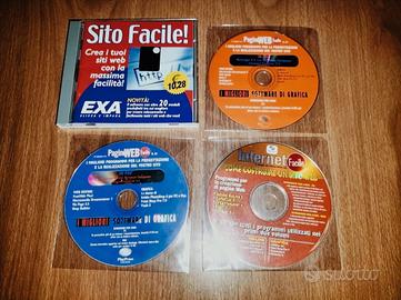 4 CD-ROM software progettazione siti web