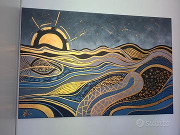 Quadro tela rilievo