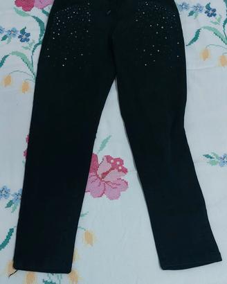 pantaloni elastico donna taglia L