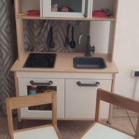 cucina bimbi Ikea in legno 