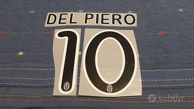 Nameset #10 DEL PIERO Juventus Away 2008 2009 2010