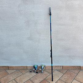 Canna da pesca Olympus Competition 3 + 2 mulinelli