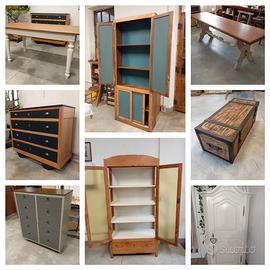 mobili vintage industrial design arredamento 