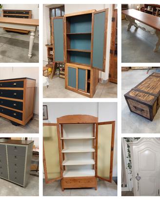 mobili vintage industrial design arredamento 