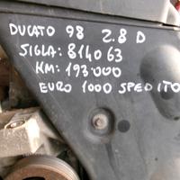 Motore fiat ducato 2,8 d tipo 8140 63
