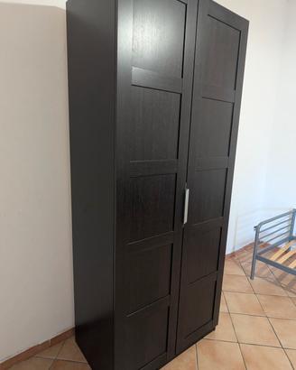 armadio pax ikea nero