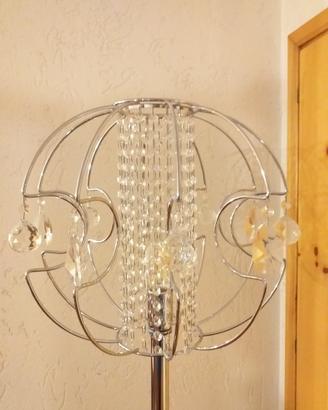 Lampada piantana effetto swarovski