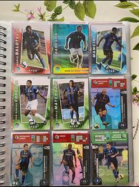 Lotto cards inter calciatori panini