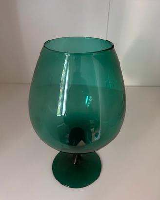 Grande bicchiere Empoli anni 60 artigianale