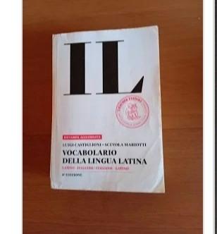 vocabolario della lingua latino 