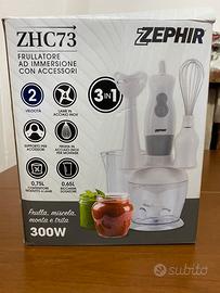 Frullatore elettrico 300w ad immersione 3in1 Zephir ZHC73 con accessori