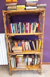 Libreria di vero bamboo 4 ripiani perfetta 150 cm