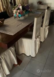 Tavolone taverna legno massello