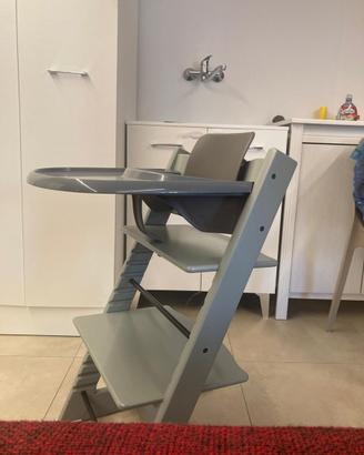 Sedia Stokke + accessori e sdraietta
