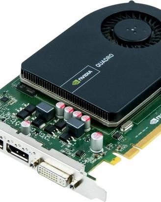scheda video professionale  NVIDIA Quadro 2000 1GB