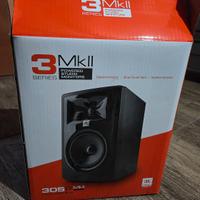 JBL Pro 305P MKII 3 monitor + cavi XLR pro. 2mt.