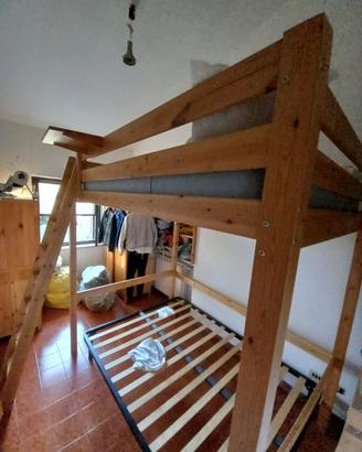 Letto a Soppalco legno massello IKEA STORA