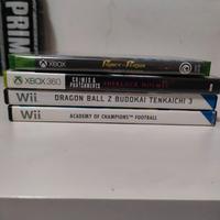 Lotto Videogiochi Wii e Xbox