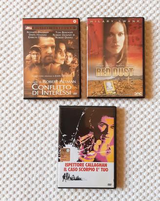 Set 3 DVD Conflitto di interessi Red Dust 